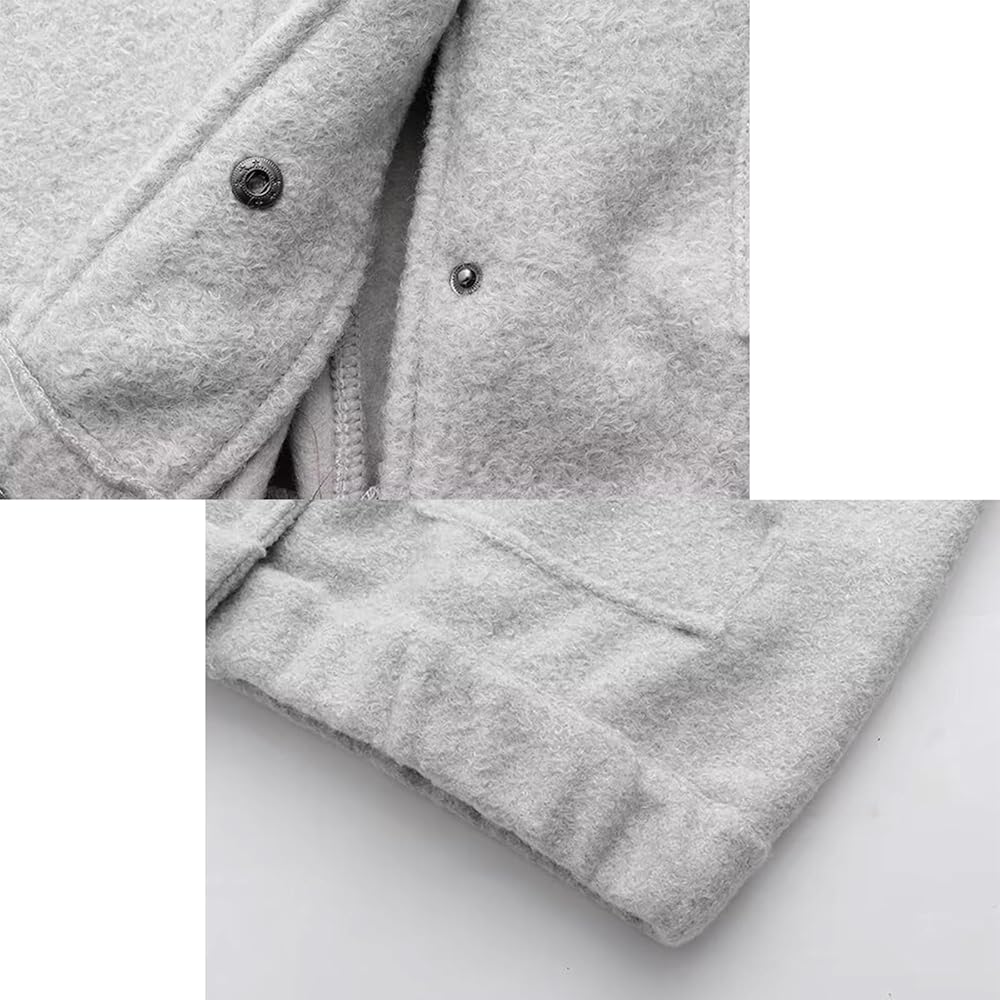 ジャケット・アウター VOAAOV WOOL OVERSIZE STANDCOLLAR COAT VOAAOV コート ジャケット 「VOAAOV」SUPER 100 WOOL BEABER